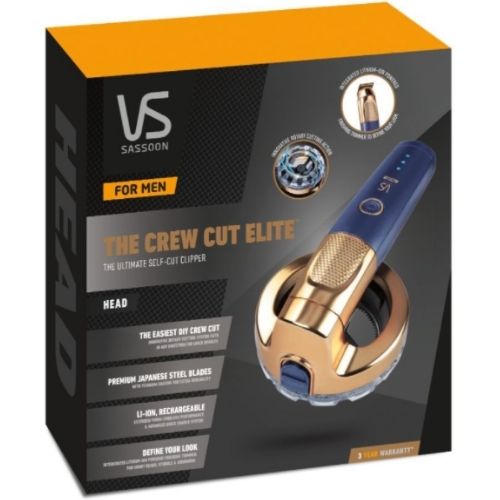 VS Sassoon For Men Crew Cut Elite Hair Clipper Cordless Cutting Grooming Kit