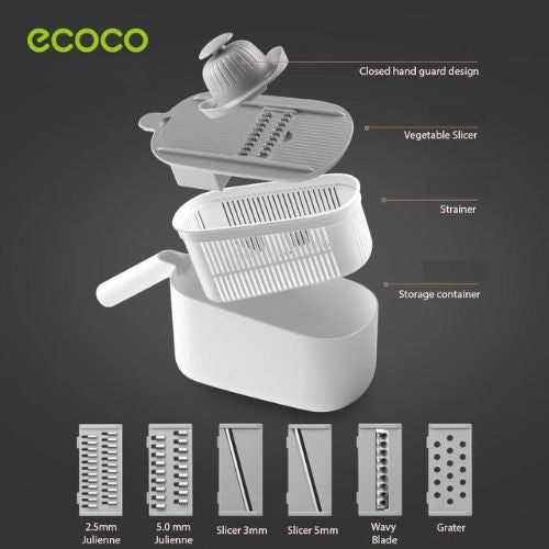 Vegetable Chopper Spiralizer Onion Dicer Mandoline Slicer Food Cutter and Grater