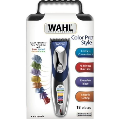 Wahl Clipper Hair Trimmer Electric Hair Cutting Kit Pro Style Clippers Cordless