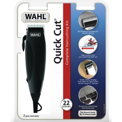 Wahl Electric Hair Clipper Trimmer Quick Cut Complete Haircutting Grooming Kit