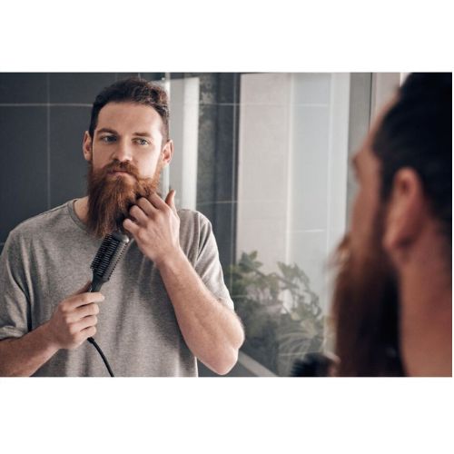 Wahl Electric Heated Beard Straightener Brush Ceramic Straightening Comb Style