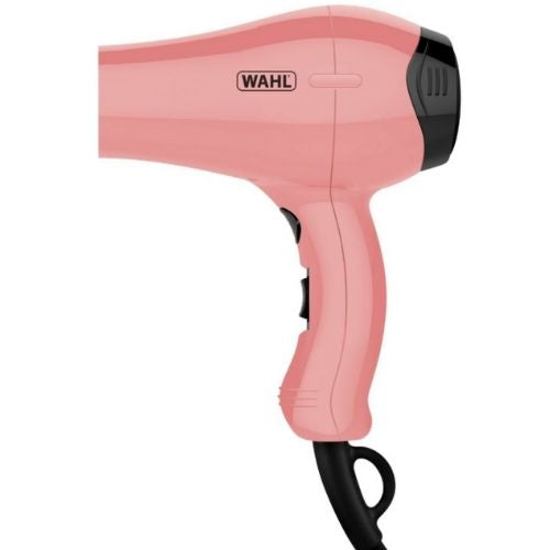 Wahl Mini Hair Dryer 1000W DC Motor Hairdryer Portable Travel Compact - Pink
