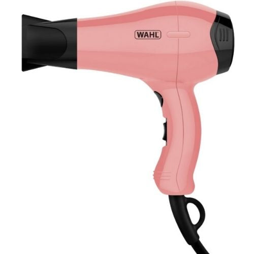 Wahl Mini Hair Dryer 1000W DC Motor Hairdryer Portable Travel Compact - Pink