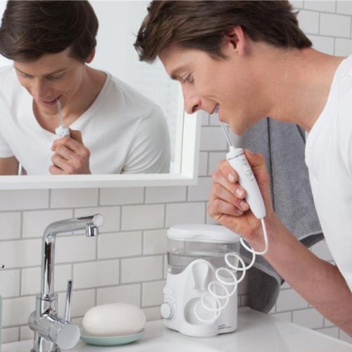 Waterpik Whitening Water Flosser Electric Oral Irrigator Teeth Cleaner - White