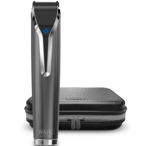 Waterproof Lithium-Ion Stainless Steel Grooming Kit W/ Bonus Storage Case, Slate