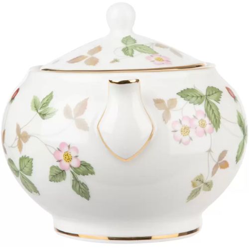 Wedgwood Wild Strawberry Sugar Bowl - White