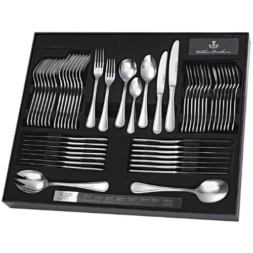 Wilkie Brothers Linea Cutlery 58-Pieces Set