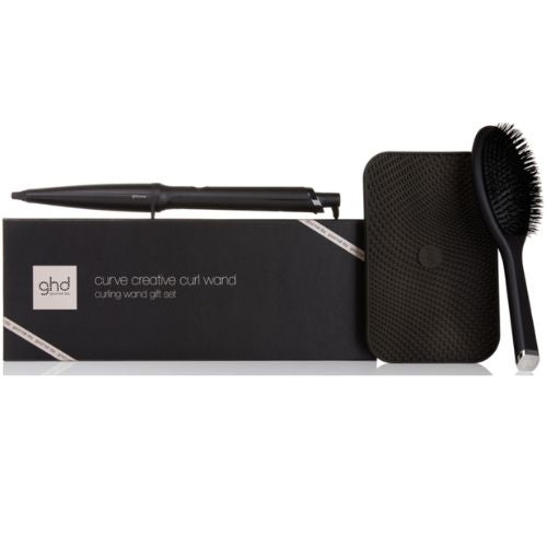 ghd Creative Curl Wand Gift Set With Oval Dressing Brush & Bag