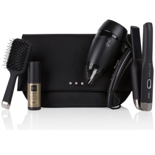 ghd Unplugged Cordless Hair Straightener, Hair Dryer, Heat Protect Spray & Brush