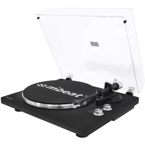 mbeat Hi-Fi Bluetooth Turntable Player with Built-in Preamplifier, Anti-Skating