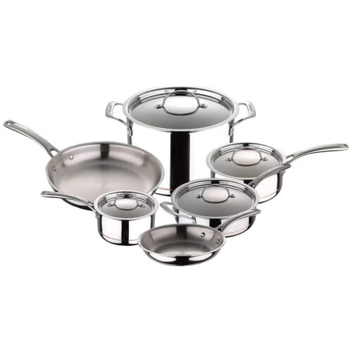 Kirkland Signature Stainless Steel Cookware 10 Piece Set