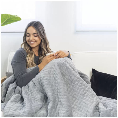 Therapy King Blanket with Cover 10kg Space Gray