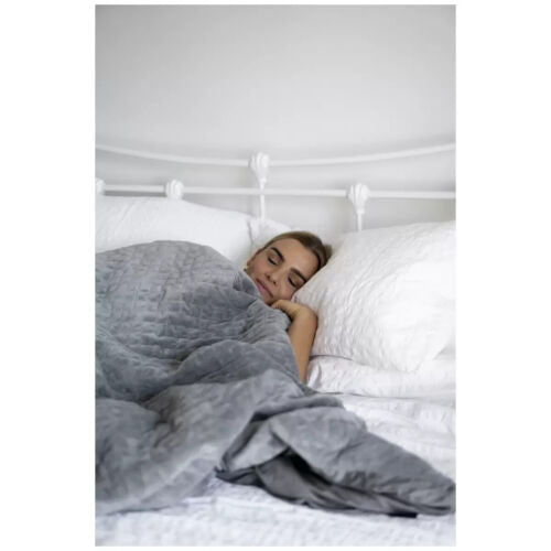 Therapy King Blanket with Cover 10kg Space Gray