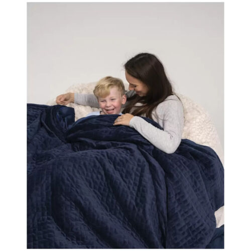 Therapy 5kg Adult Weighted Blanket with Cover Calming Blue