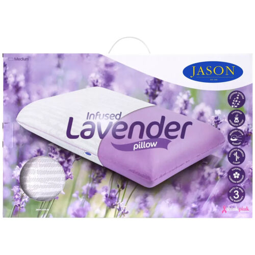 Jason Eucalyptus & Lavender Scented Memory Foam Pillow Lavender