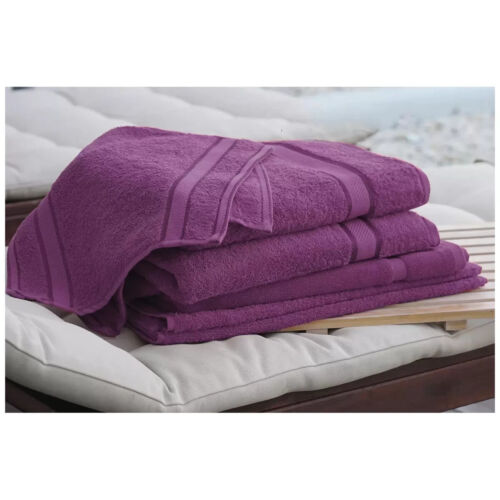 Kingtex Plain Dyed Combed Cotton Bath Sheet Shiraz 7 Piece Set