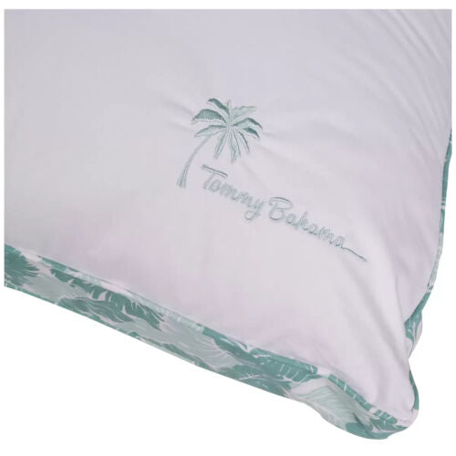 Tommy Bahama Down Alternative Pillows 2 Pack Paradise Palms Green
