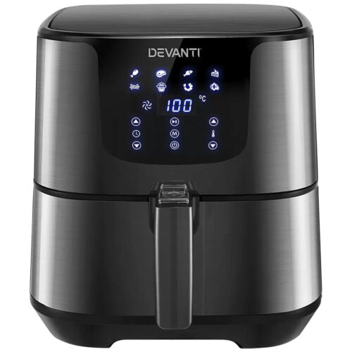 Devanti Digital Air Fryer 7L Black