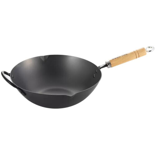 Yoshikawa Carbon Steel Cook-Pal 36cm Wok