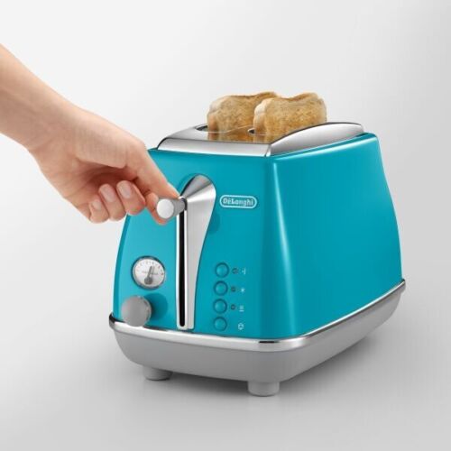 DeLonghi Icona Capitals 2 Slice Toaster Azure