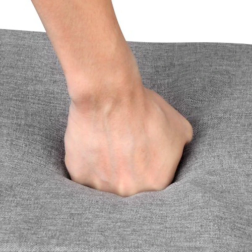 Artiss Fabric Shoe Bench with Storage Cubes - White