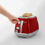 DeLonghi Icona Capitals 2 Slice Toaster Red