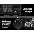 Devanti Vacuum Cleaner Bagless Cyclone Cyclonic Vac Home Office Car 2200W Black