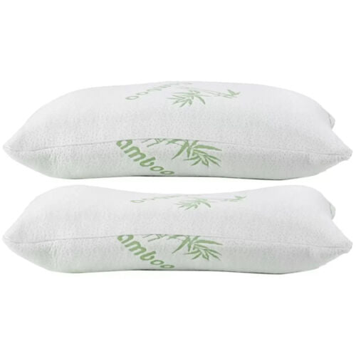Royal Comfort Bamboo covered Memory Foam Pillow 2 pack