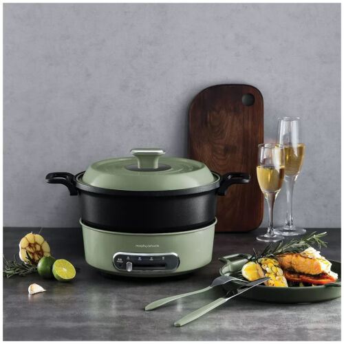 Morphy Richards Round Multifunction Pot Green