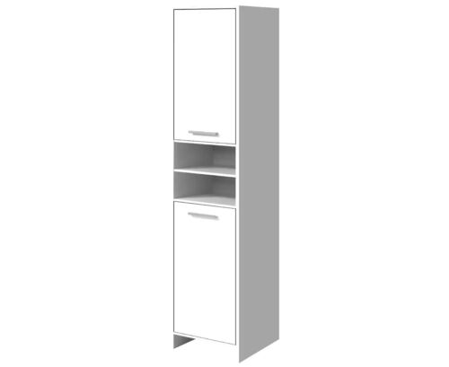 Artiss 185cm Bathroom Tallboy Toilet Storage Cabinet Laundry Cupboard Adjustable Shelf White