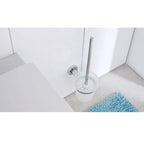 tesa Loxx Bathroom Toilet Brush and Holder Set, Wall Mounted Toilet Bowl Cleaner